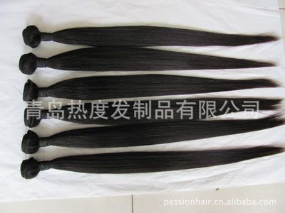 【中国发直发 straigit hair weft 青岛热度假发工厂 欧美热销产品】价格,厂家,图片,假发,青岛热度发制品-